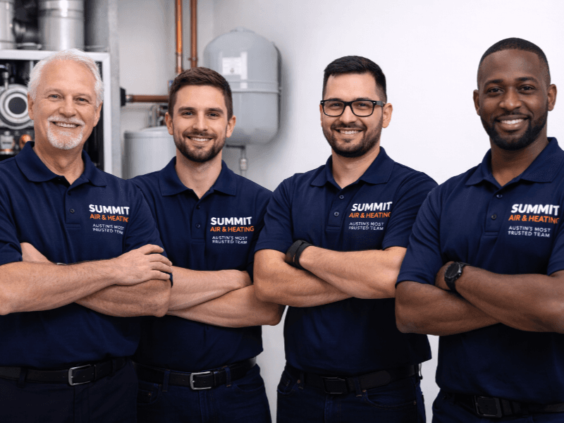 Summit Air & Heating team of certified HVAC technicians